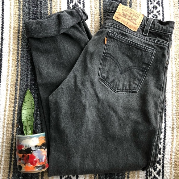 Levi's Denim - Vintage Levi’s 550 black orange tab